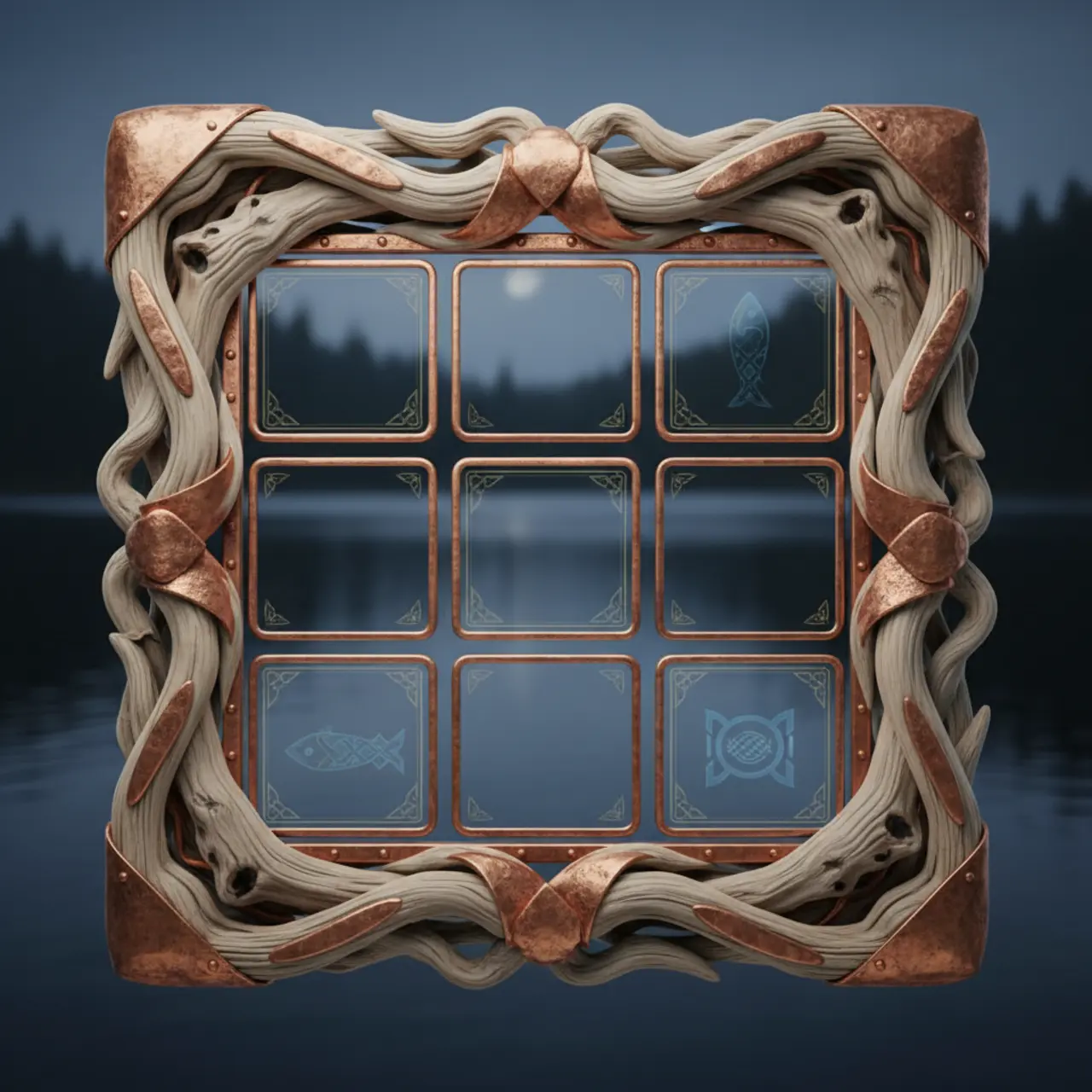 Driftwood slot machine board