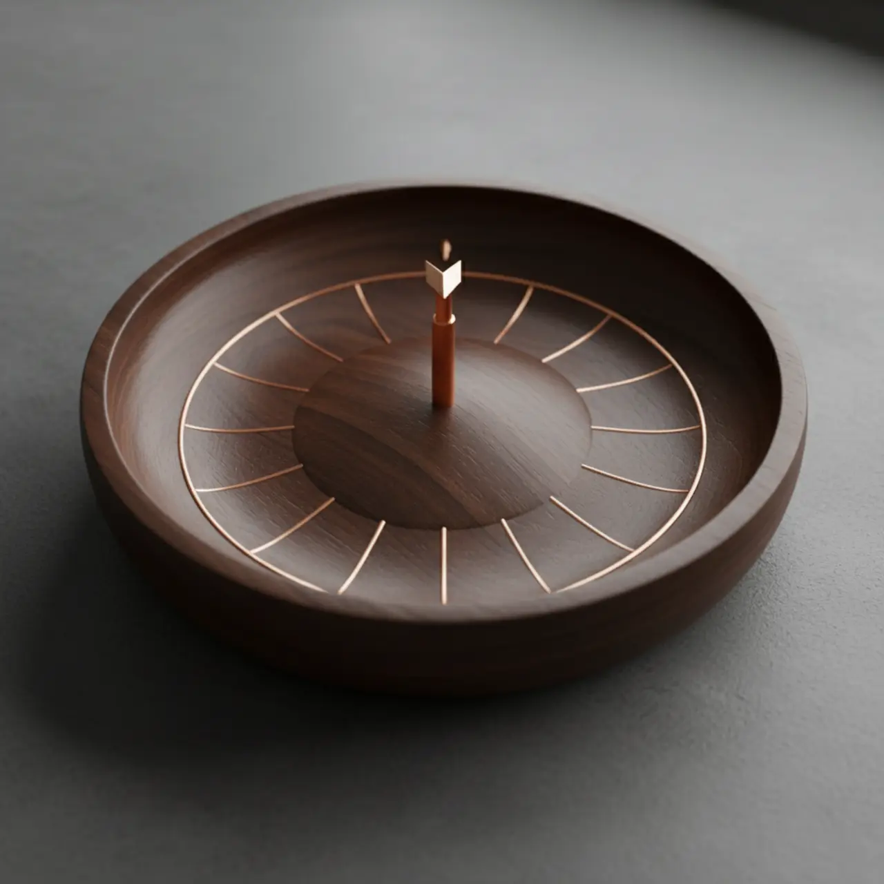 Copper roulette wheel